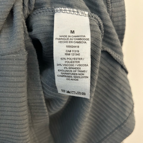 Garage High Neck Green Tank Top - Picture 3 of 4